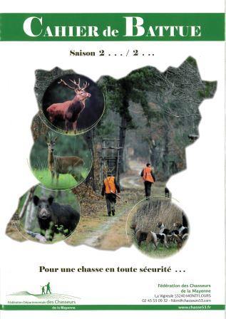 cahier battue V2017