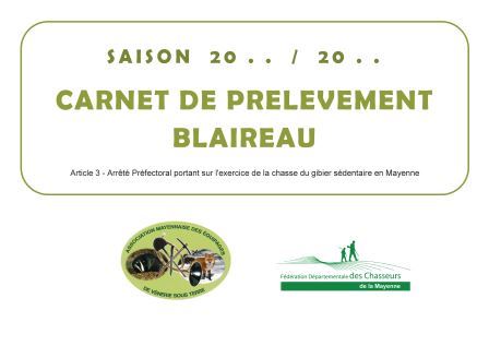 Carnet deterrage